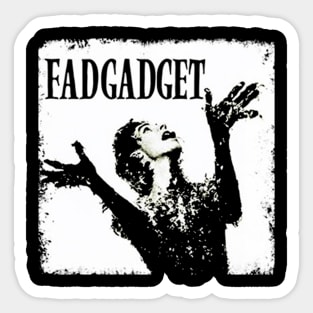 FAD GADGET BAND Sticker